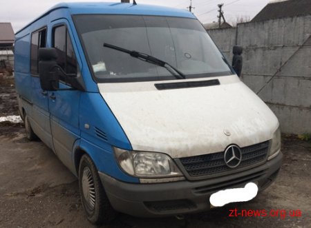 На Житомирщині арештували Mersedes, на якому викрадали деревину