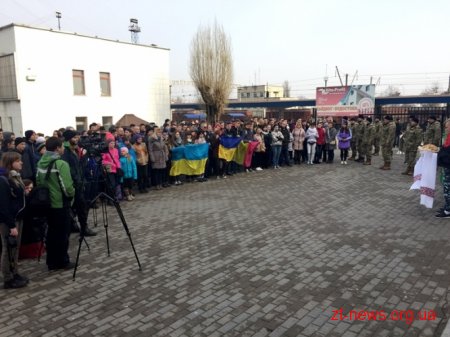 У Житомирі зустріли Потяг Єднання «Труханівська Січ»