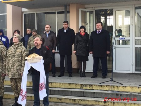У Житомирі зустріли Потяг Єднання «Труханівська Січ»