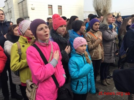 У Житомирі зустріли Потяг Єднання «Труханівська Січ»