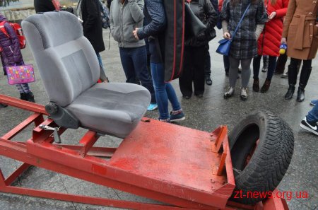 На Михайлівській презентували тренажер-симулятор зіткнення