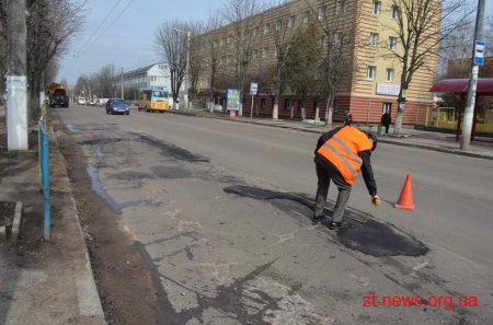 Комунальні служби міста продовжують роботу з прибирання Житомира