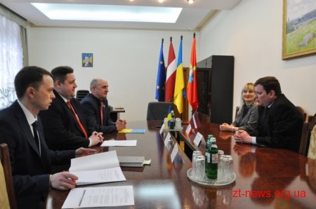Ігор Гундич зустрівся із Повноважним Послом Латвійської Республіки