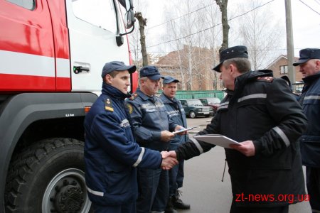 Житомирські рятувальники отримали 4 сучасні пожежно-рятувальні автомобілі