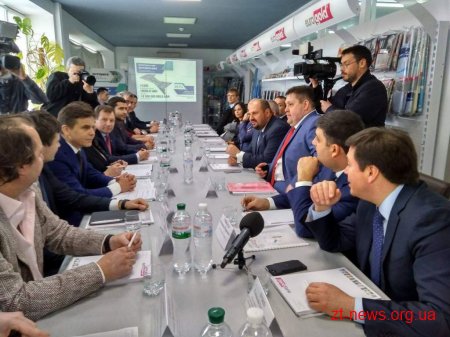 Прем'єр-Міністр у Житомирі говорив про пріоритети в економіці та оцінив потенціал Житомирщини