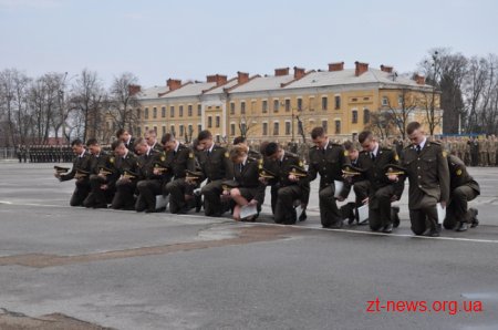 Цими вихідними у Житомирському військовому інституті відбувся 137 випуск молодих офіцерів