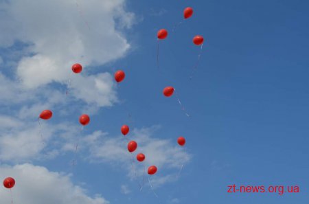 Сотні дітей долучилися до флешмобу з безпеки дорожнього руху