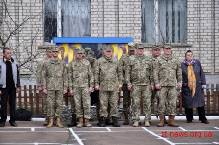 Майже 80 призовників відправили на строкову військову службу