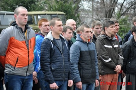 Майже 80 призовників відправили на строкову військову службу