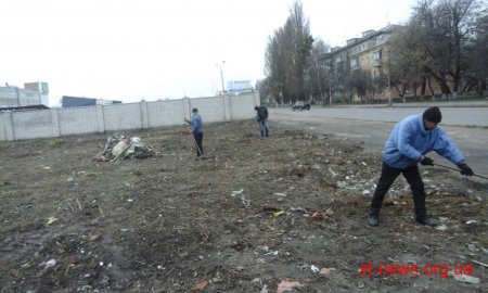 Житомирські безхатченки долучилися до міського прибирання