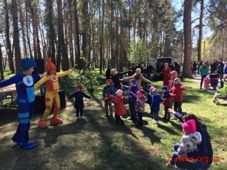 У житомирському парку відбулось відкриття весняно – літнього сезону роботи атракціонів