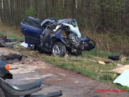 На Житомирщині в ДТП загинуло 5 людей