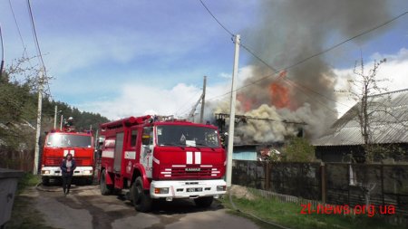У Житомирі сталася пожежа в житловому будинку
