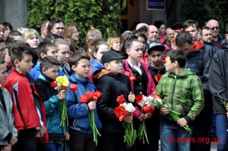 У річницю аварії на ЧАЕС у Житомирі вшанували загиблих Героїв
