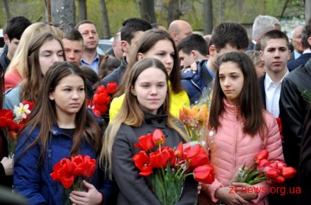 У річницю аварії на ЧАЕС у Житомирі вшанували загиблих Героїв
