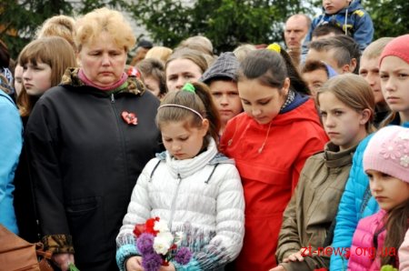 Голова ОДА Ігор Гундич відкрив пам’ятник учасникам АТО