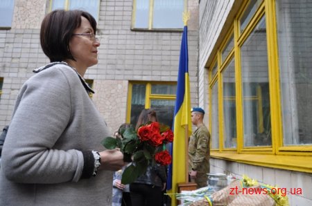 У Житомирі відкрили меморіальну дошку Віталію Дульчику