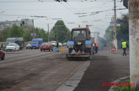У Житомирі розпочали поточний ремонт доріг міста