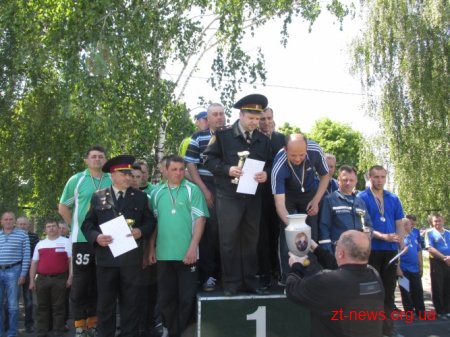 У Житомирі нагородили переможців Чемпіонату області з пожежно-прикладного спорту