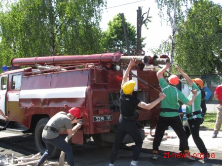 У Житомирі нагородили переможців Чемпіонату області з пожежно-прикладного спорту