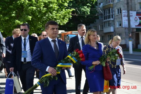 У рамках святкування Дня Європи до Житомира приїхали офіційні делегації