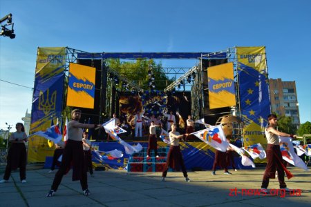 В рамках святкування Дня Європи у Житомирі відбувся масштабний мистецький проект