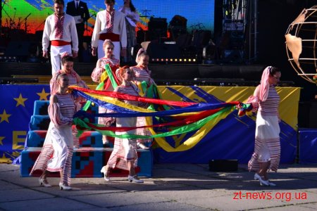 В рамках святкування Дня Європи у Житомирі відбувся масштабний мистецький проект