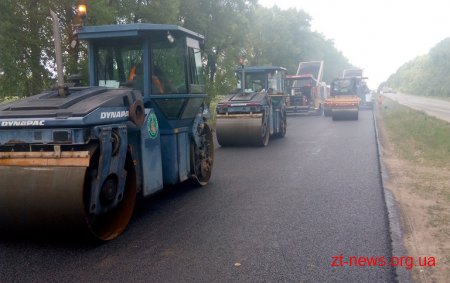 На Житомирщині триває ремонт автомобільної дороги Житомир – Могилів-Подільський
