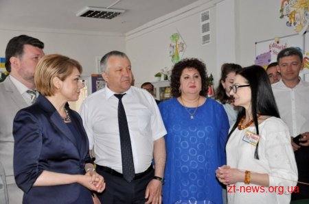 Міністр освіти і науки України Лілія Гриневич відвідала Коростишівську гімназію №5