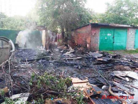 У Житомирі вогнеборці ліквідували загоряння сміття
