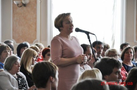 Профільний Міністр зустрілася з представниками освітянської галузі Житомирщини