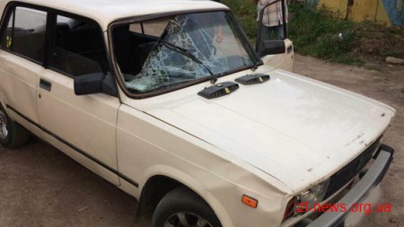 Поліцейські затримали водія Ваза, який наїхав на чоловіка з дитиною