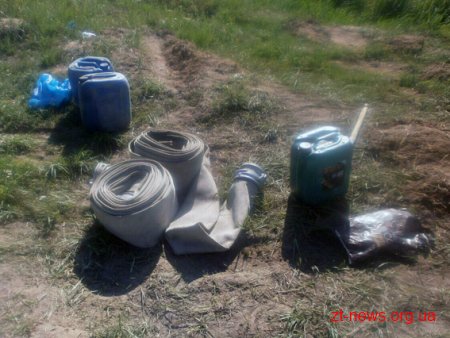 На Житомирщині поліція попередила видобуток бурштину