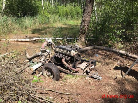 За фактами незаконного видобування бурштину на Житомирщині цього року відкрито 62 кримінальні справи