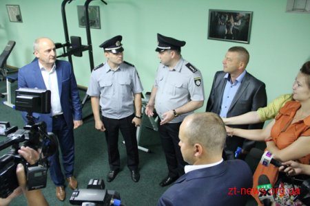 У Житомирі відкрили спортивний клуб поліції