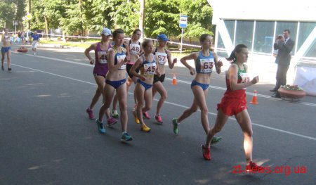 Спортсменка з Житомирщини виборола І місце на чемпіонаті України зі спортивної ходьби
