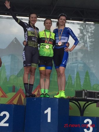 Тетяна Рябченко стала третьою на чемпіонаті України з велосипедного спорту