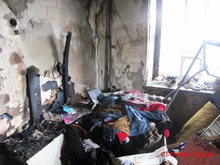 В Житомирі сталася пожежа у багатоповерхівці