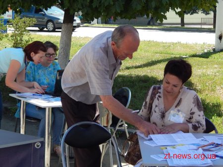 У Житомирі претендентів на вакансії служба зайнятості шукала на вулицях міста
