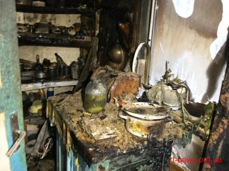 У Житомирі згорів приватний житловий будинок