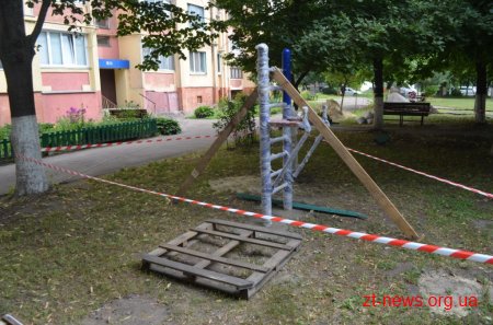 У Житомирі встановлюють майданчик на якому зможуть займатись люди з обмеженими можливостями