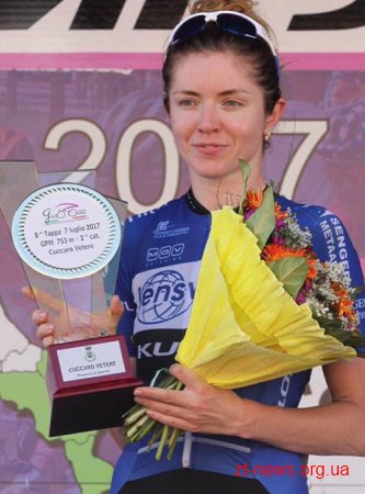 Тетяна Рябченко фінішувала другою на VIII етапі жіночої багатоденки “Giro Rosa U.C.I. Women’s World Tour”