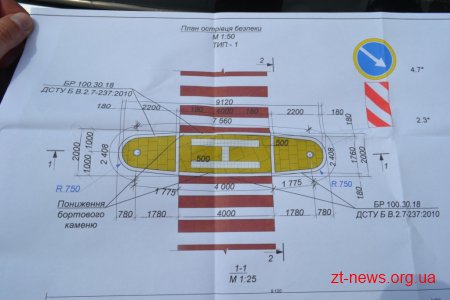 На проспектах Незалежності та Миру до кінця року буде побудовано острівки безпеки