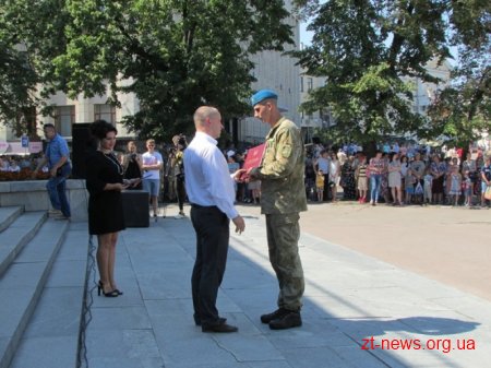 У Житомирі відзначили день ВДВ