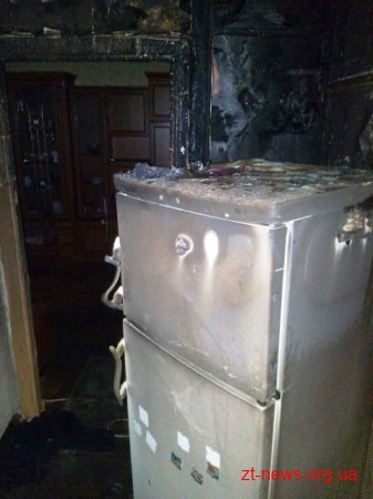 У Житомирі під час пожежі в квартирі рятувальники врятували жінку