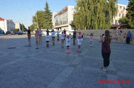 У Житомирі тренування з фігурного катання провели під відритим небом