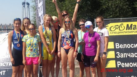 Жіноча команда Житомирщини виборола 1 місце на чемпіонаті України з триатлону
