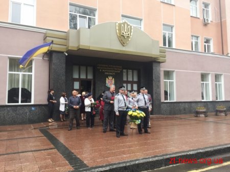 У Житомирі вшанували пам’ять правоохоронців, які загинули під час виконання службового обов’язку