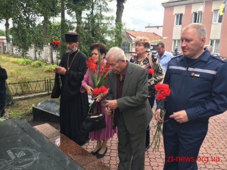 Житомирські рятувальники вшанували працівників, загиблих при виконанні службових обов‘язків