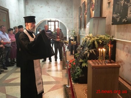 Житомирські рятувальники вшанували працівників, загиблих при виконанні службових обов‘язків